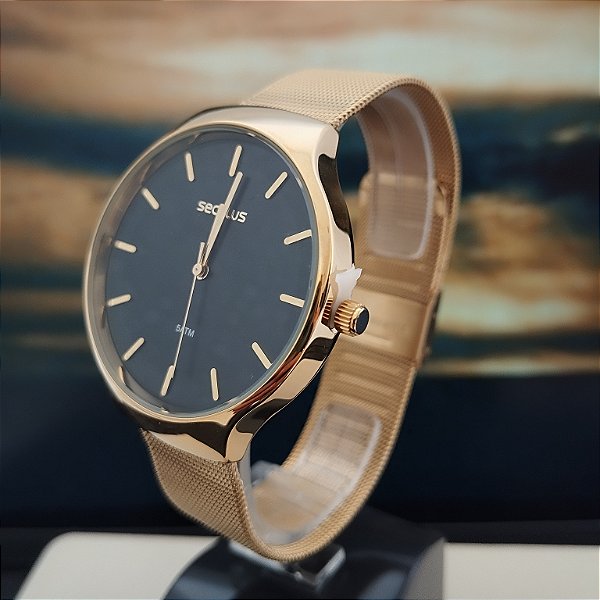 Relógio Seculus Feminino Dourado - 77317LPSVDS2
