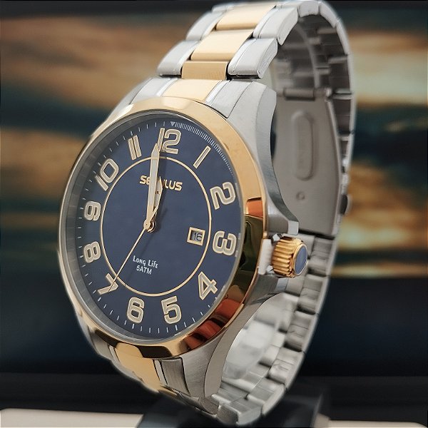 Relógio Seculus Masculino - 23728GPSVBA3