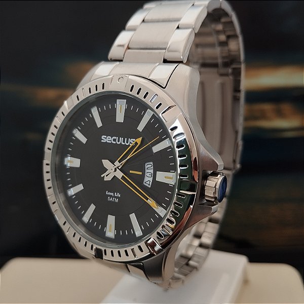 Relógio Masculino Seculus Prata 44205G0SVNA1