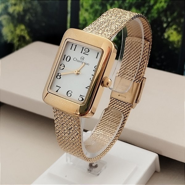 Relógio Champion Analógico Dourado Feminino CF24279H