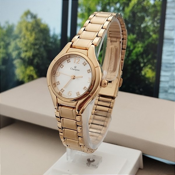 Relógio Champion Analógico Dourado Feminino CH24964H