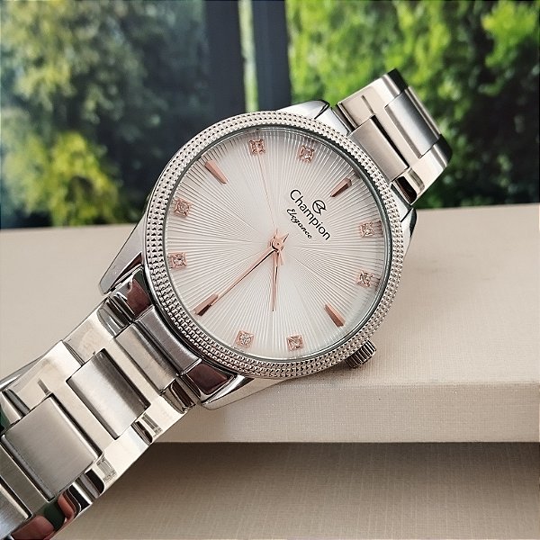 Relógio Feminino Prata CHAMPION CN25823Q