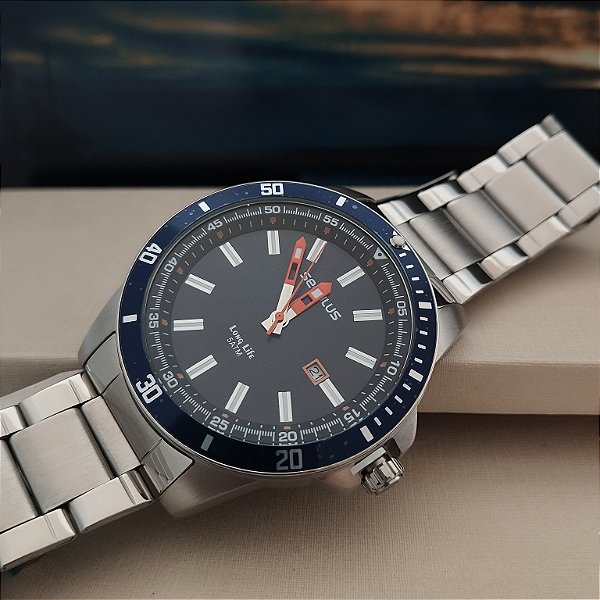 Relógio Seculus Masculino Prata - 44204G0SVNA2