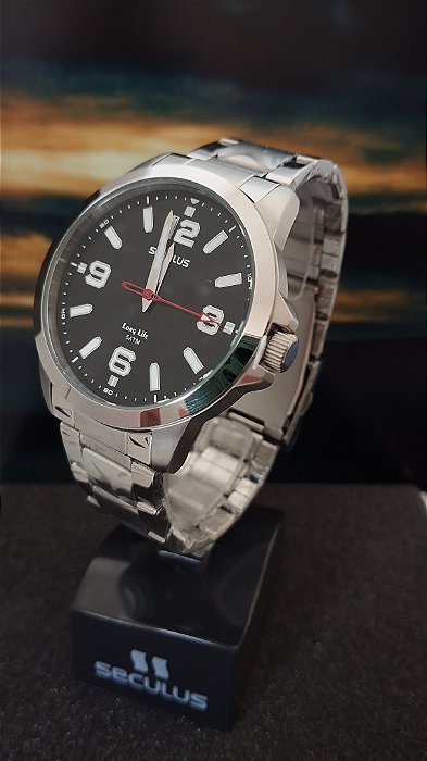 Relógio Masculino Seculus Prata 44294G0SVNA1