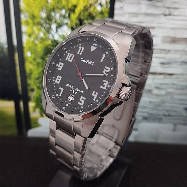 Relogio Orient Masculino Analogico Prata MBSS1154AP2SX