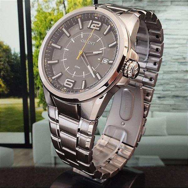 Relógio Orient Masculino Prata analógico MBSS1314 GFSX