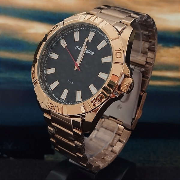 Relógio Dourado Masculino Mondaine Clássico 32653GPMVDE1
