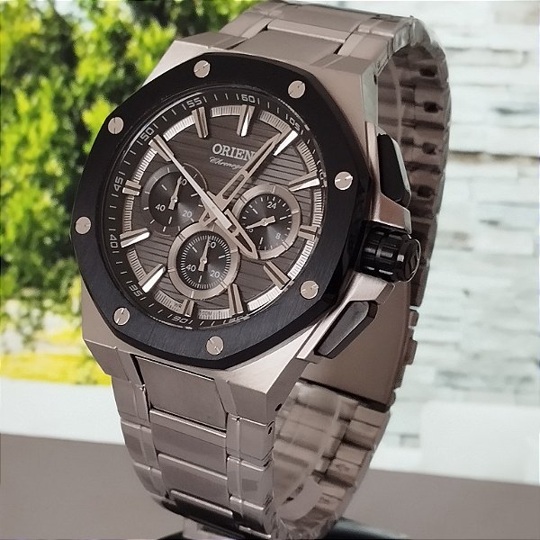Relógio Orient Unique Cronógrafo Masculino - MBSSC264G1SX