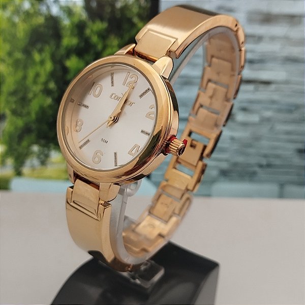 Relógio Feminino Condor Dourado C02035NKF/5K