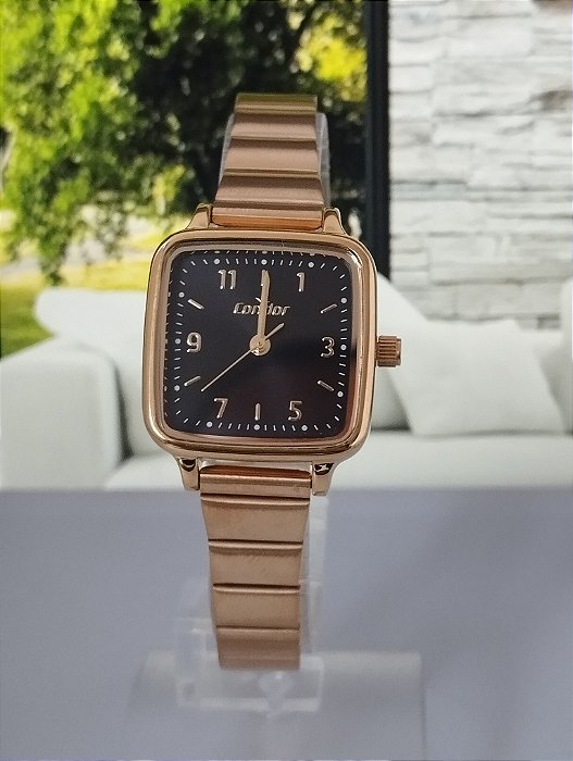 Relogio feminino condor dourado C02035NCX/4P