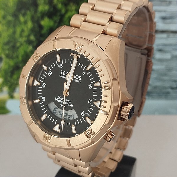 Relogio masclino technos dourado WT2050AWN/1P