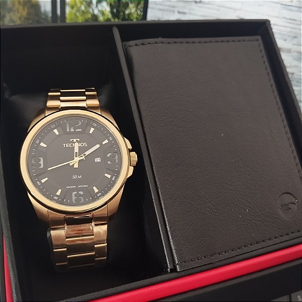Relógio Technos Masculino Militar Prata 2117LFGK1P
