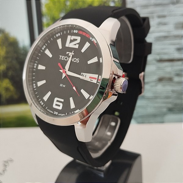 Relogio technos masculino preto 2115TYV/2P