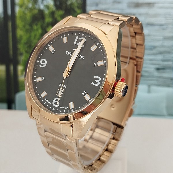Relógio Technos Masculino Militar Dourado - 2115TZQ/1P Dourado