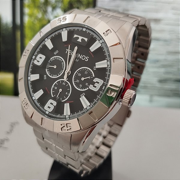 Relogio masclino technos prata 6P29ALB/1P