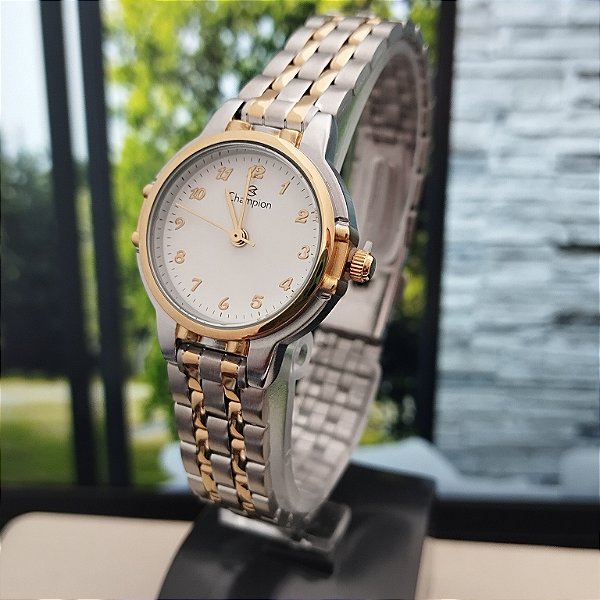 Relógio Champion Passion Prata/Dourado CH25338B
