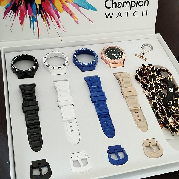 Kit Relogio Champion CP31001H