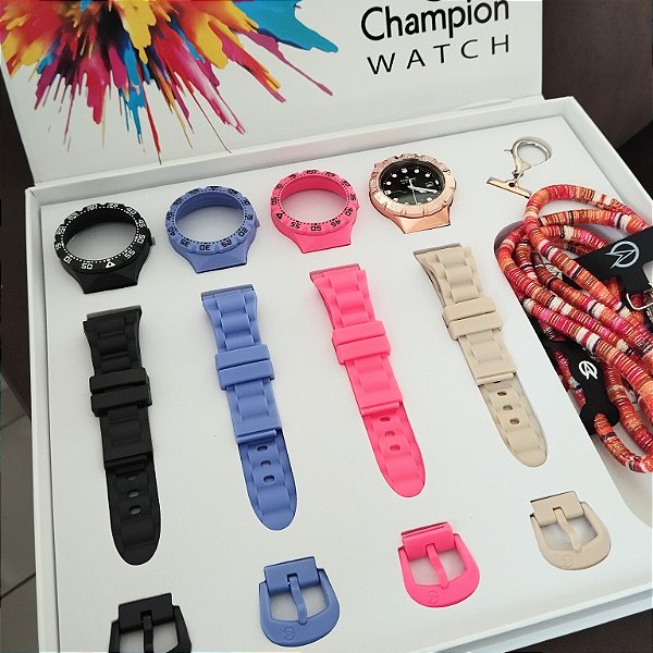 Kit Relogio Champion CP31001T