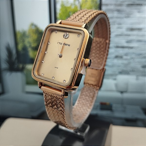 Relogio feminino mondaine dourado 32744LPMVDE1