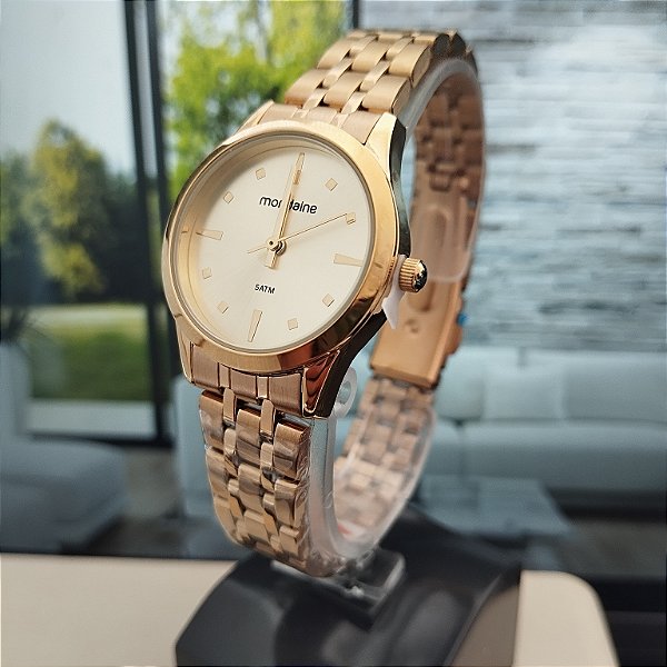 Relogio feminino mondaine  dourado 32611LPMKDE1