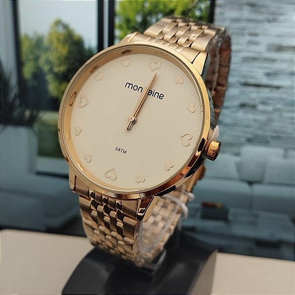 Relogio feminino mondaine dourado 32717LPMVDE3