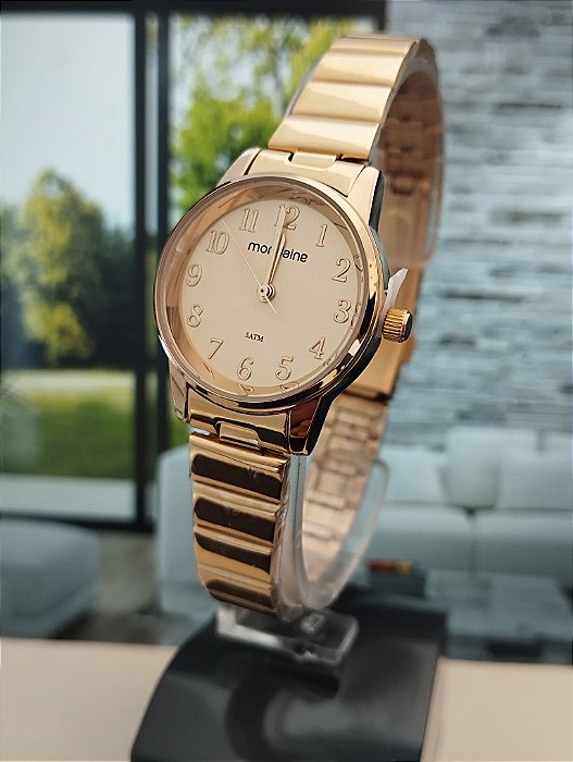 Relogio feminino mondaine dourado 32693LPMVDE1