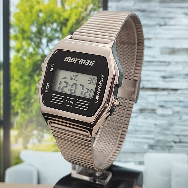 Relógio Mormaii Digital Prata MOJH02AJS/4P