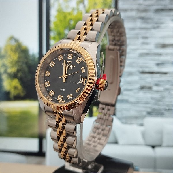 Relógio Technos Feminino Bicolor 2015CEM/1A