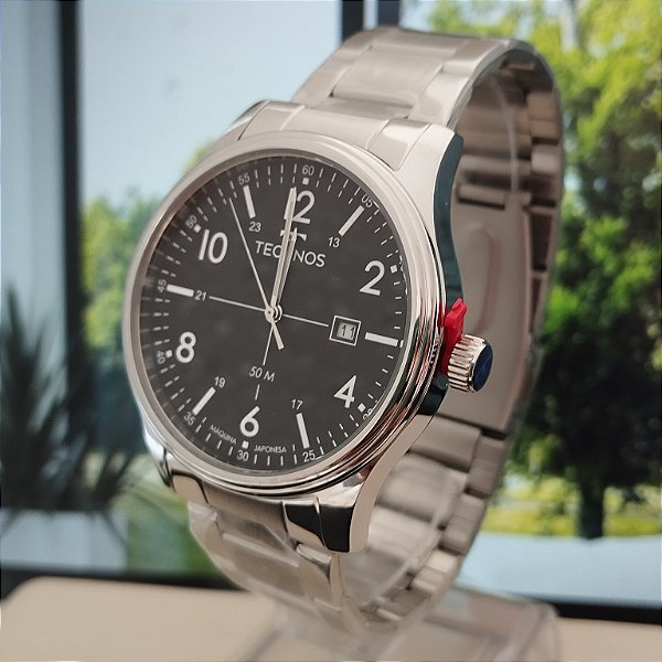 Relógio Technos Masculino Steel Prata - 2115UCF/1P