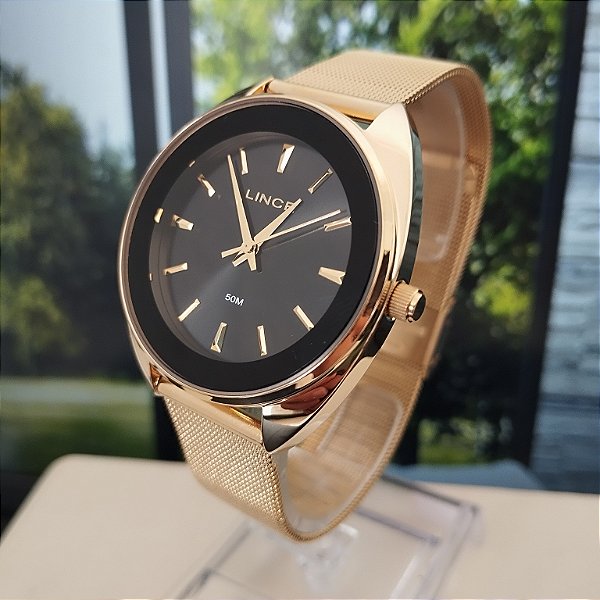 Relógio Urban Feminino Analógico Dourado LRGJ175L38/P1KX