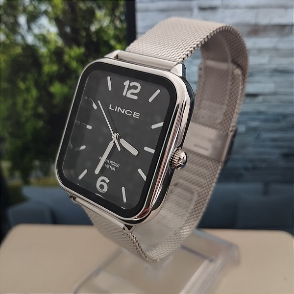 Relógio Unissex Analógico Prata MQMH213L34/P2SX