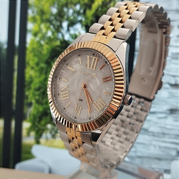 Relógio Lince Feminino Analógico Bicolor LRTM047L36 B3SK