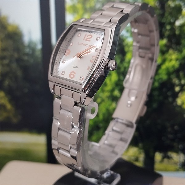 Relógio Lince Feminino Analógico Prata LQMH265L22 S2SX