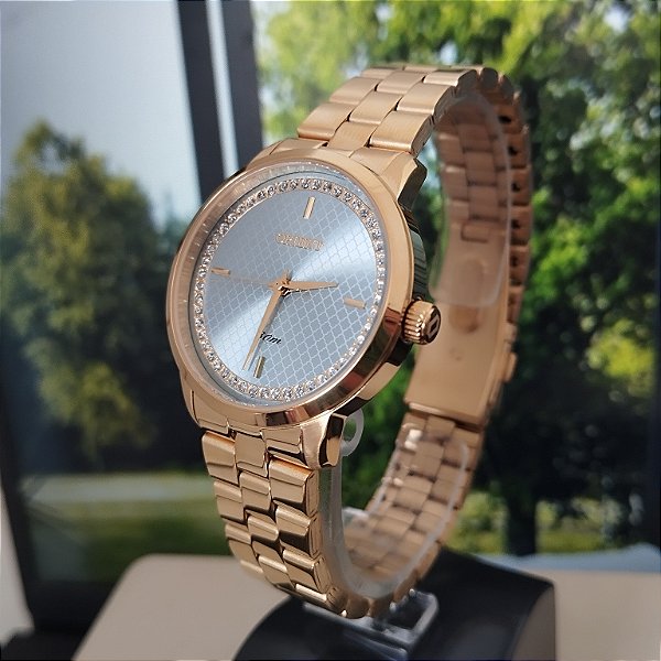 Relogio feminino Orient dourado FGSS0239A1KX
