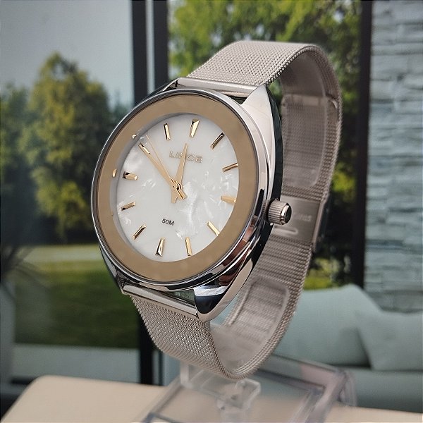 Relogio feminino Lince prata LRMJ175L38B1SX