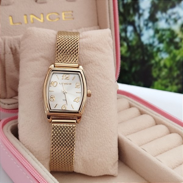 Kit Relógio Feminino Lince LQGH278L22/S2KX
