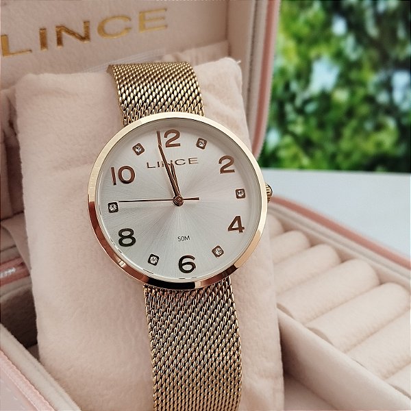 Kit Relógio Feminino Lince LRGH281L36/S2KX