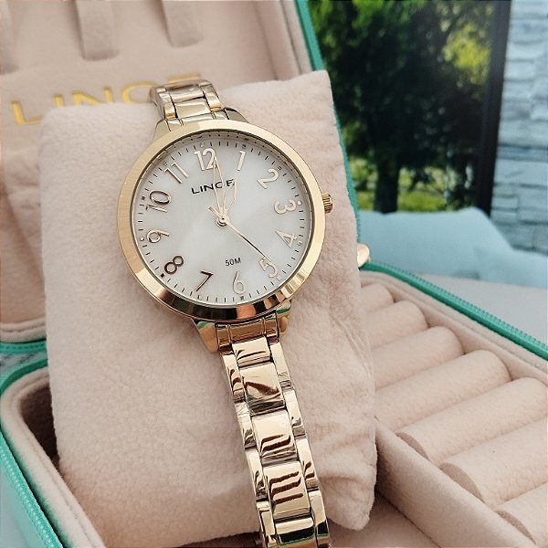 Kit Relógio Feminino Lince LRG4854L34/B2KX