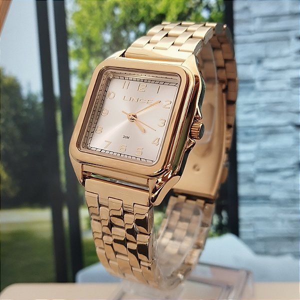 Relógio Lince Feminino Dourado LQGM046L/S2KX