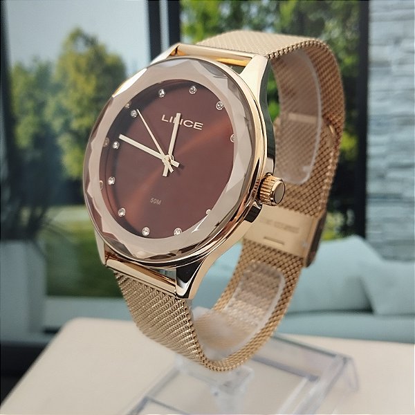 Relógio Lince Feminino Dourado LRG4707L/N1KX