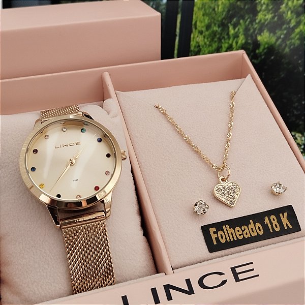 Relógio Feminino Lince LRG4702L/K065