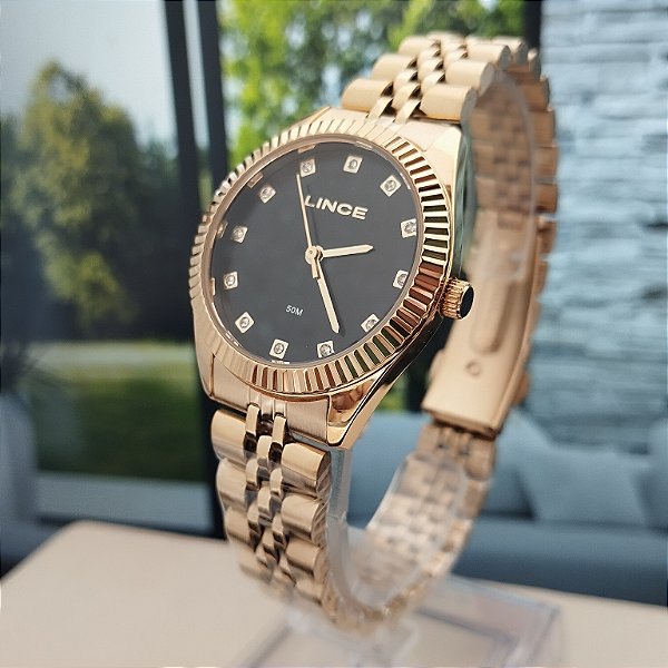 Relógio Feminino Lince Dourado LRGM058L32/P1KX