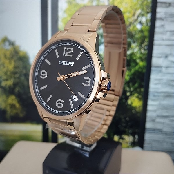 Relogio masculino Orient dourado MGSS1267P2KX