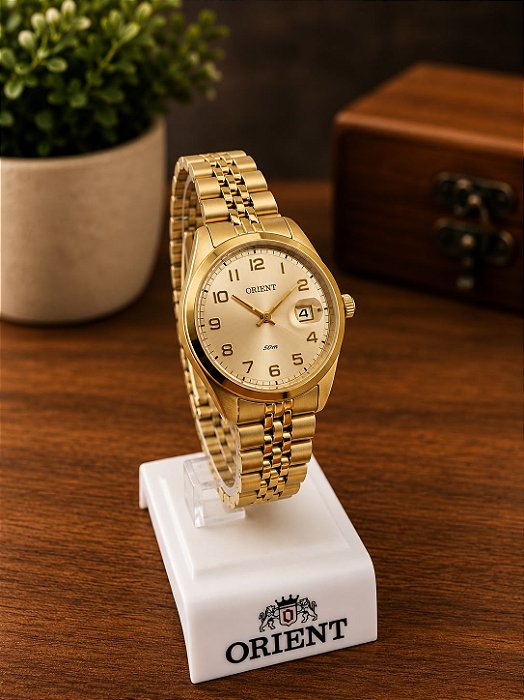 Relogio feminino Orient Dourado FGSS1263C2X