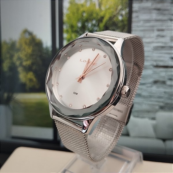 Relógio Urban Feminino Analógico Prata LRM4707LS1SX