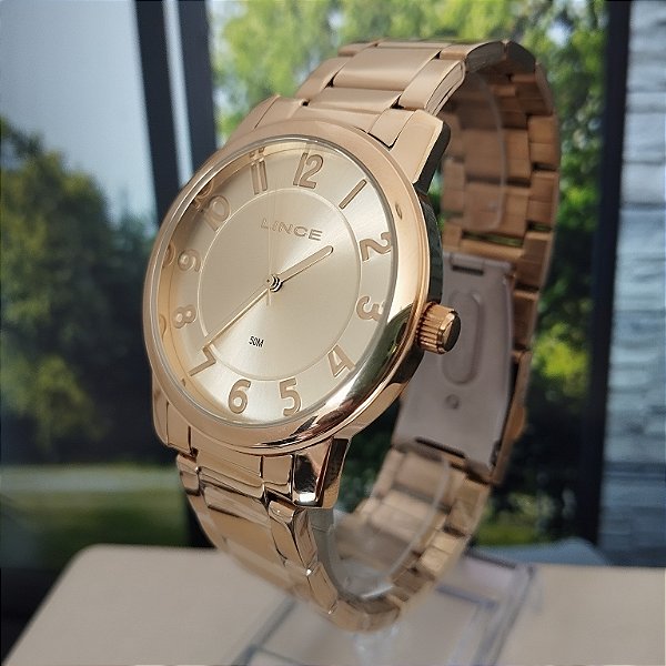 Relogio feminino Lince dourdo LRGM031L36S2KX