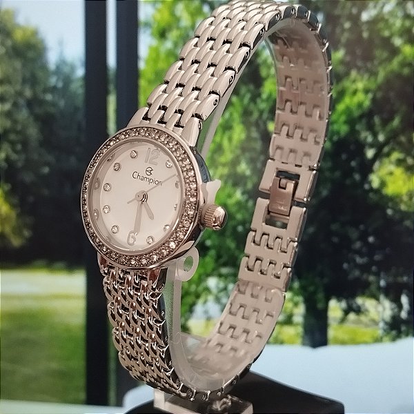 Relógio Feminino Champion Prata CF24617Q