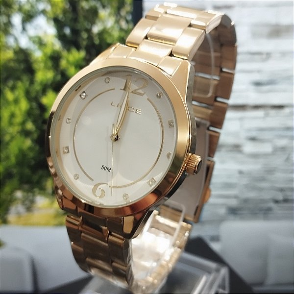 Relógio Lince Dourado Feminino LRG4812L38 B2KX