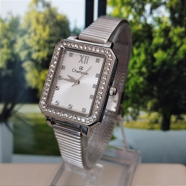 Relógio Feminino Elegance Champion Prata CF24171Q