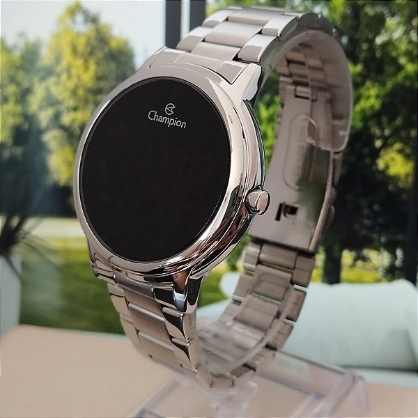 Relógio Digital Champion Prata CH40115T